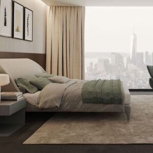 Мягкая кровать Delta Round Il loft