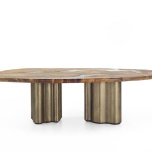 Стол из слэба и смолы Kauri Papilio Riva 1920