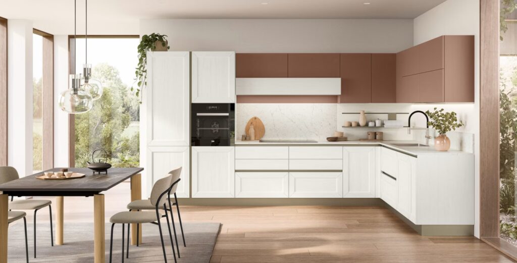 Белая кухня Tablet Veneta Cucine