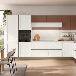 Белая кухня Tablet Veneta Cucine