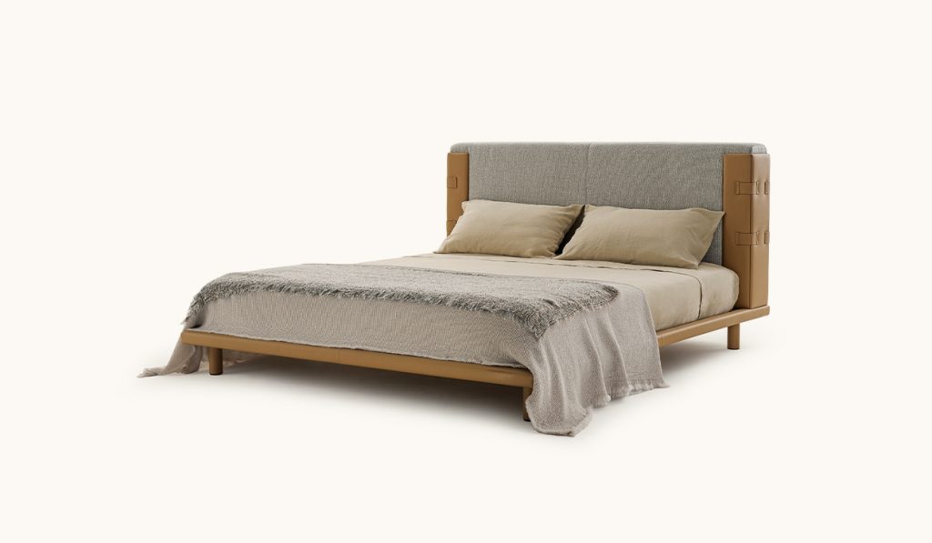 Кровать Atelier Turri кожаная