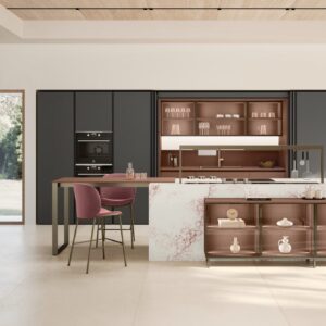 Стеклянная кухня Lounge Veneta Cucine