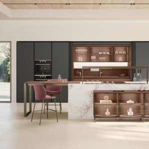 Стеклянная кухня Lounge Veneta Cucine Италия